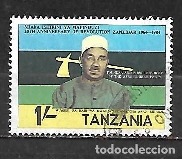 Sellos: 1984: TANZANIA XX Aniversario de la revoluci&oacute;n de Zanz&iacute;bar (usado)