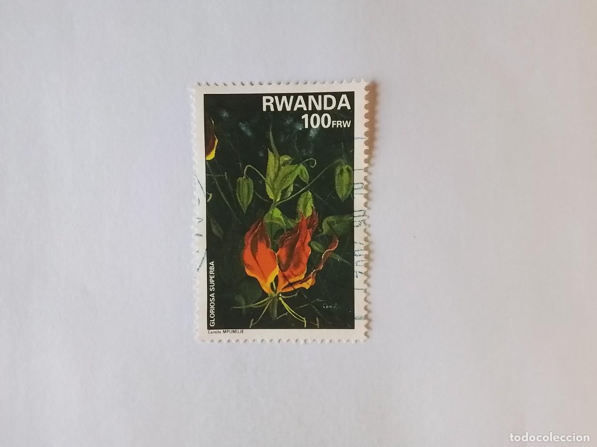 Sellos: A&Ntilde;O 1995 RUANDA SELLO USADO