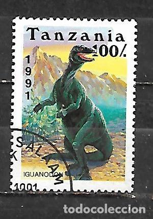 Sellos: 1991: TANZANIA Dinosaurios - Iguanodon (CTO)