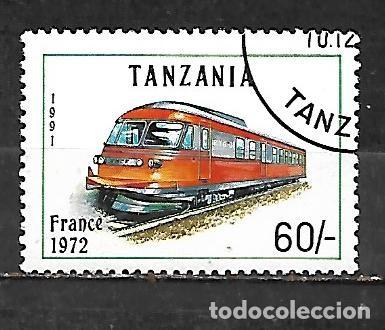 Sellos: 1991: TANZANIA Locomotoras - France &rdquo;TGV&rdquo;1979 (CTO)