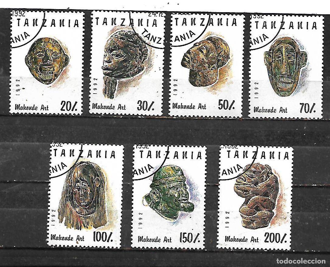 Sellos: 1992: TANZANIA Serie &rdquo;Arte makonde&rdquo; (CTO)