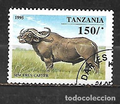 Sellos: 1995: TANZANIA Ungulados de &Aacute;frica - B&uacute;falo africano (CTO)