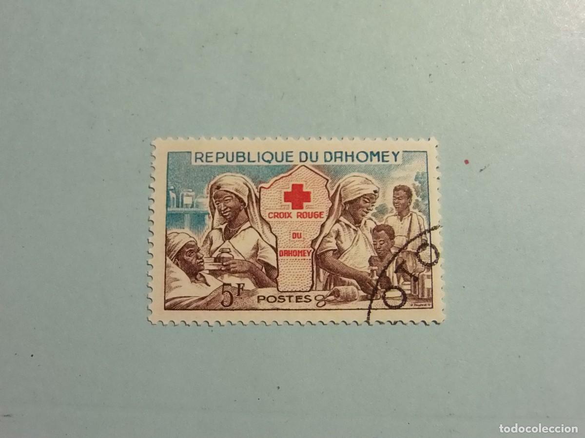 Sellos: BENIN-DAHOMEY 1962 - CRUZ ROJA Y PERSONAL DE ENFERMER&Iacute;A.