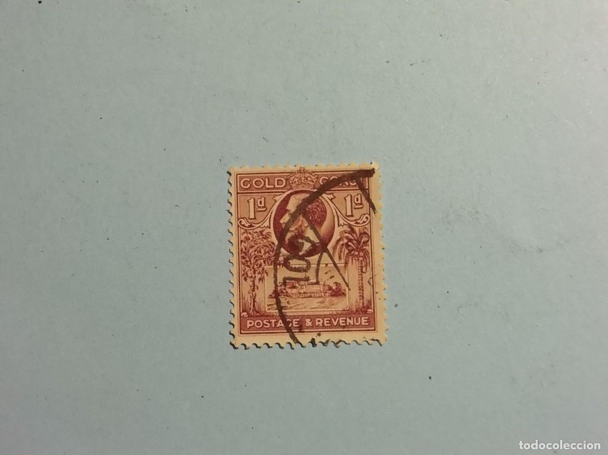 Sellos: COSTA DE ORO (GHANA) 1928 - REY JORGE V Y EL CASTILLO DE CHRISTIANSBORG.