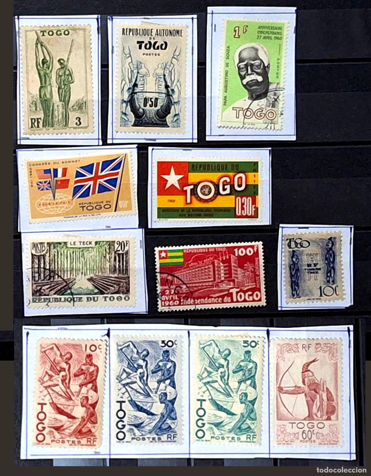 Sellos: 12 sellos de Togo
