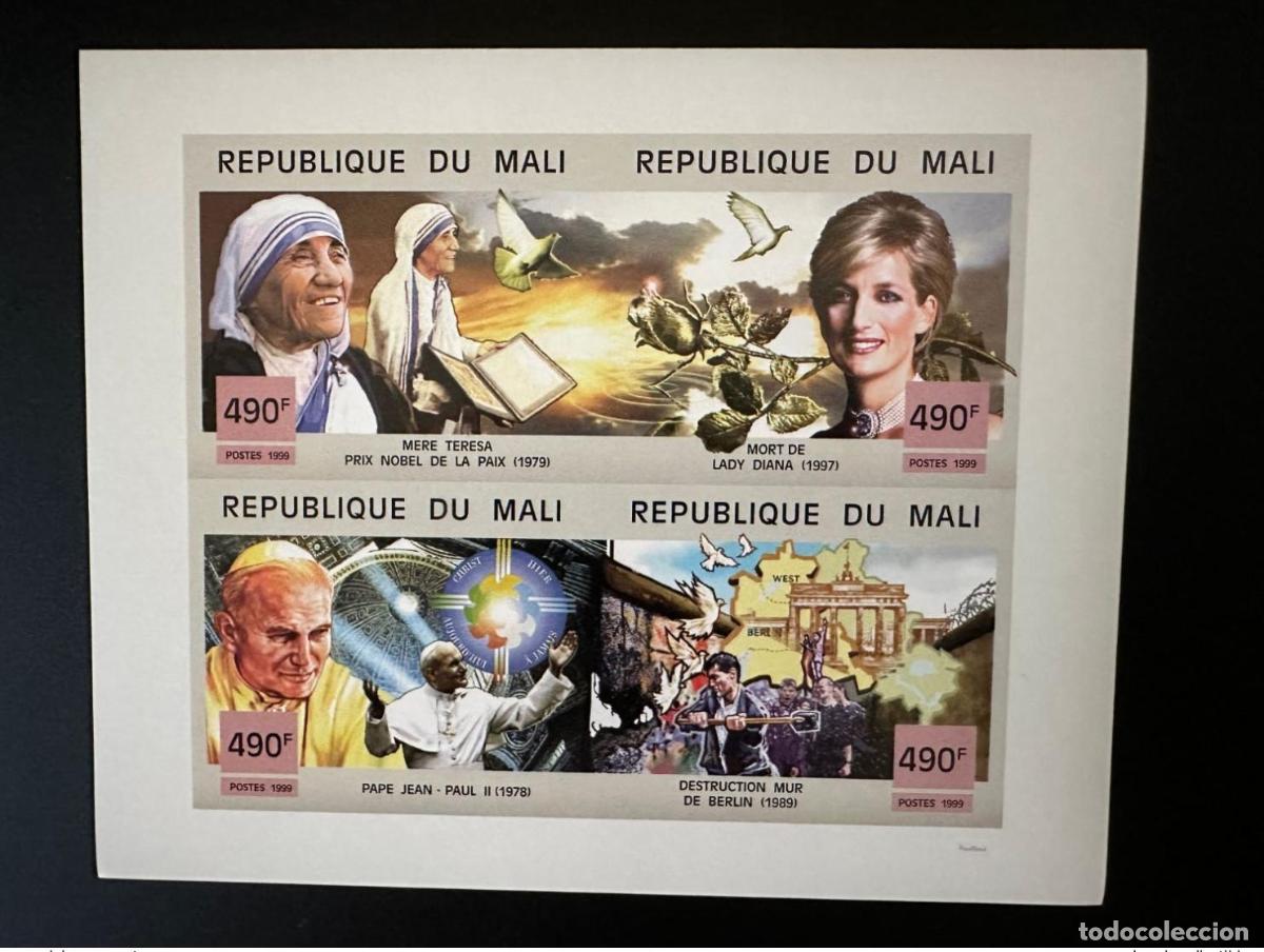 Sellos: Mali 1999 Mi. 2247 - 2250 ND Papa Juan Pablo II Johannes John Diana Teresa Dove