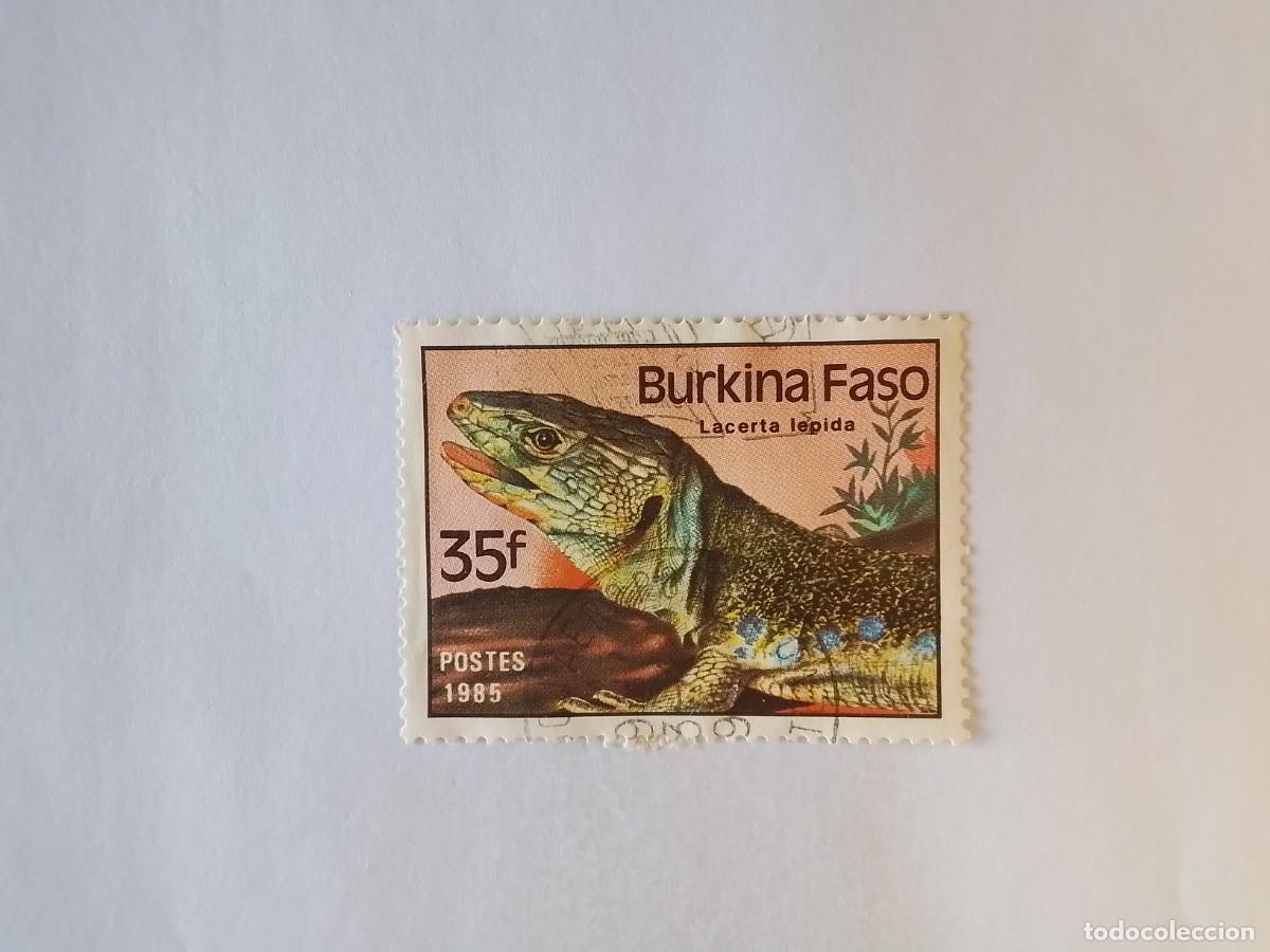 Sellos: A&Ntilde;O 1985 BURKINA FASO SELLO USADO
