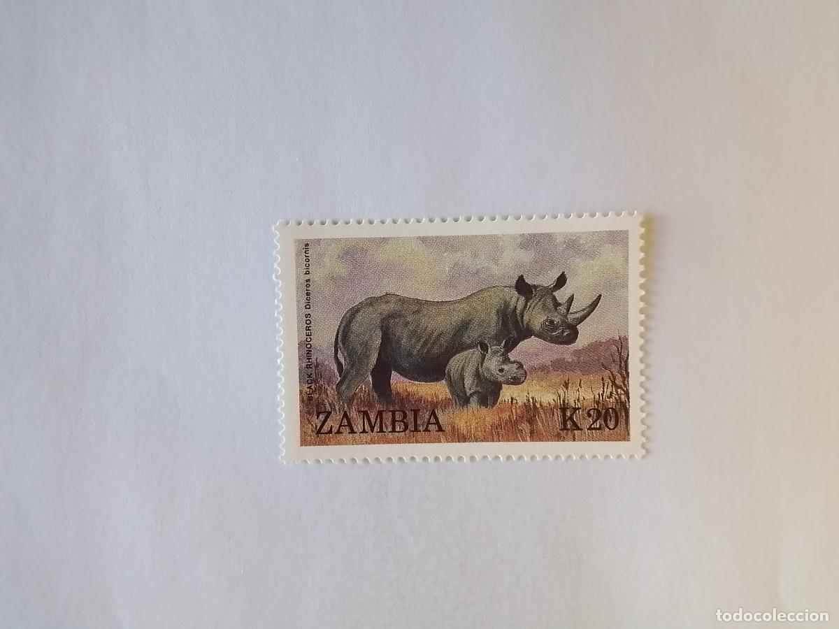 Sellos: A&Ntilde;O 1975 ZAMBIA SELLO USADO