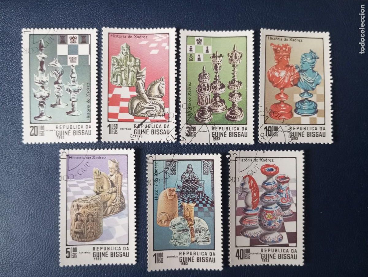 Sellos: GUINEA, HISTORIA DEL AJEDREZ
