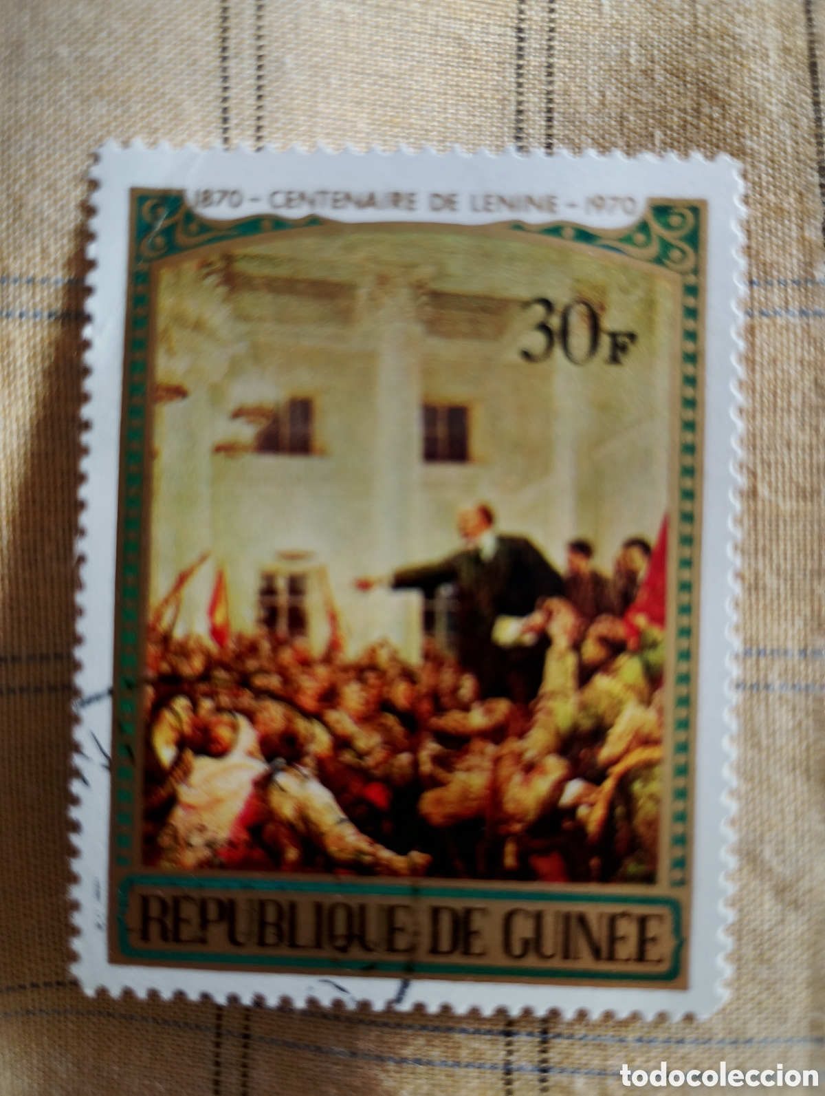 Sellos: Republique de Guinee. 1870 Centenario de Lenine 1970