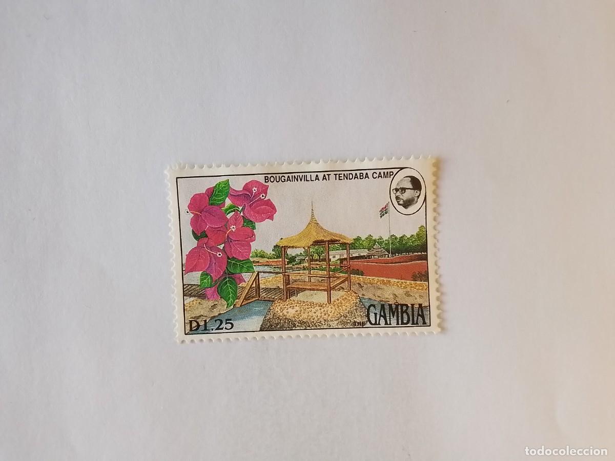 Sellos: A&Ntilde;O 1990 GAMBIA SELLO USADO