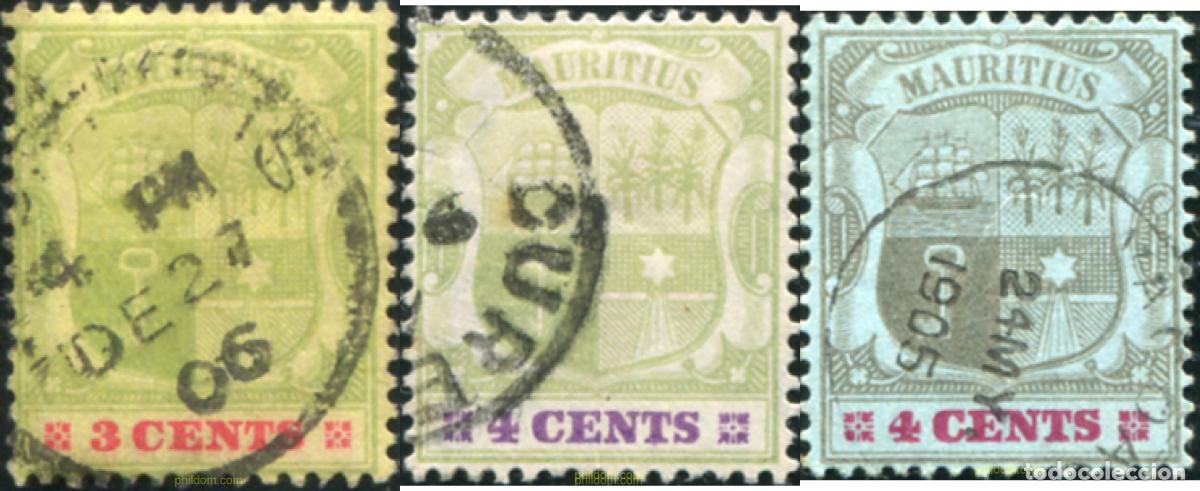Sellos: 768253 USED MAURICIO 1902 ESCUDOS