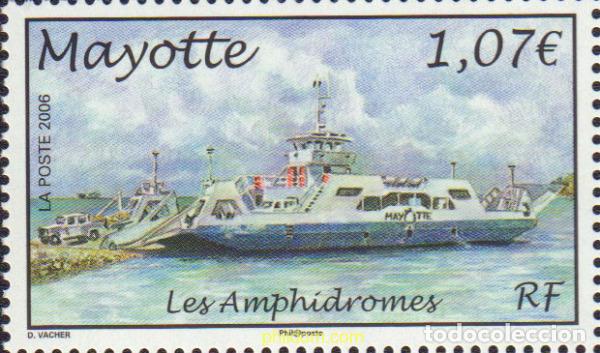 Sellos: 590584 MNH MAYOTTE 2006 FERRI