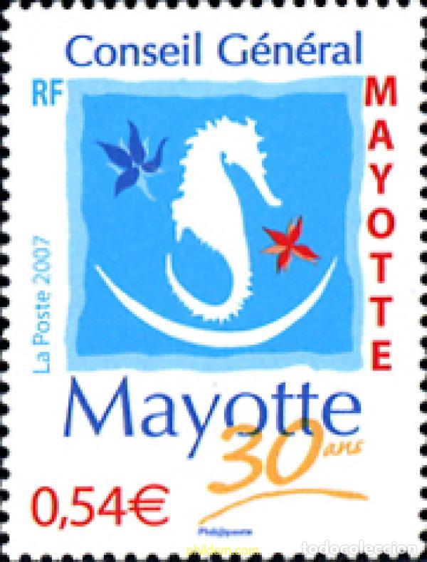 Sellos: 227793 MNH MAYOTTE 2007 30 ANIV.CONSEJO GENERAL