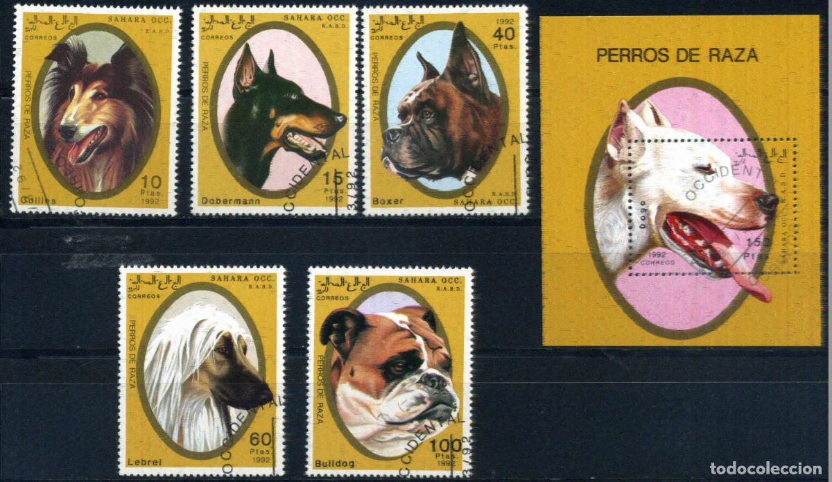 Sellos: RASD - Sahara Occidental 1992 Perros