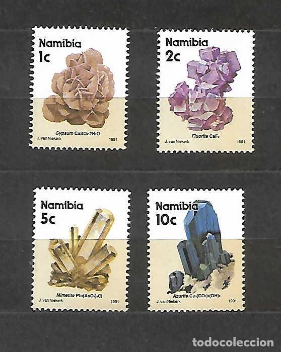 Sellos: Minerales de Namibia. sellos a&ntilde;o 1991