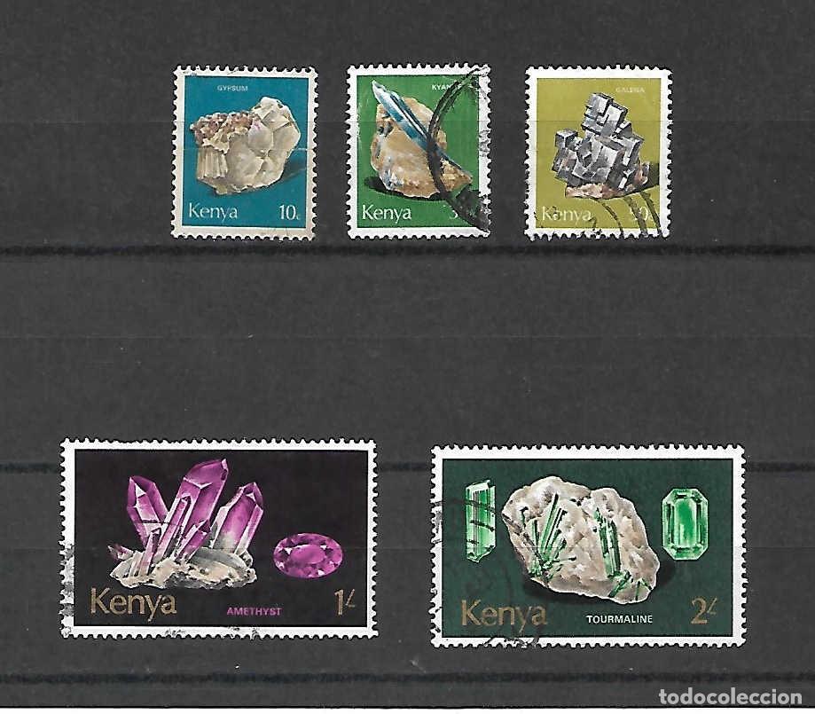 Sellos: Minerales de Kenya. sellos a&ntilde;o 1977