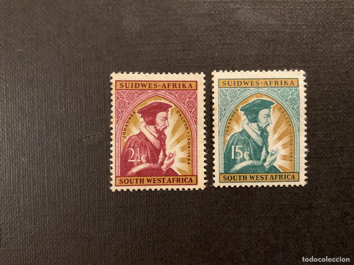 Sellos: SUDESTE DE AFRICA N&ordm; 276/7*** A&Ntilde;O 1964. 400 ANIVERSARIO DE LA MUERTE DE J. CALVINO