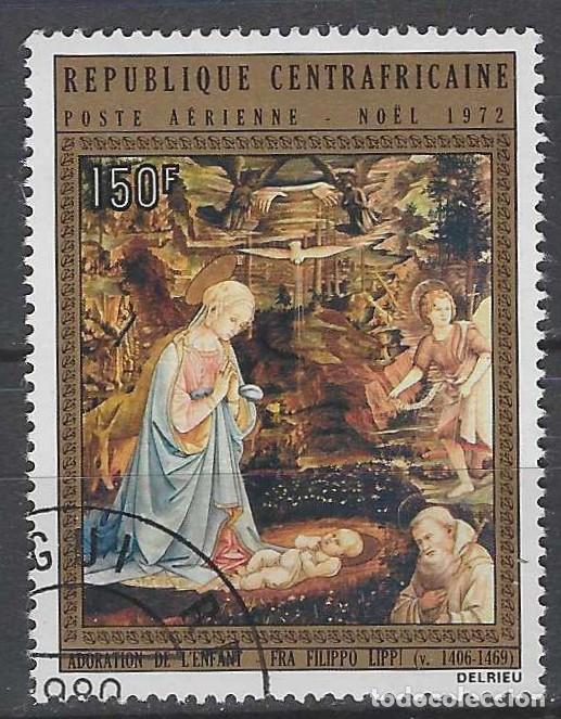 Sellos: REP&Uacute;BLICA CENTROAFRICANA 1972 - NAVIDAD, PINTURA DE F. LIPPI - USADO