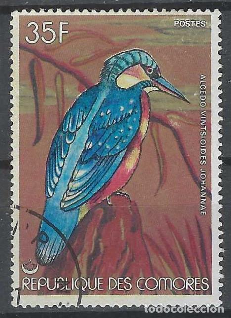 Sellos: ISLAS COMORAS 1978 - FAUNA, AVES, P&Aacute;JAROS, MART&Iacute;N PESCADOR - USADO