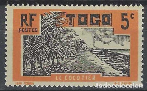Sellos: TOGO 1924 - PALMERAS COCOTERAS - MH*