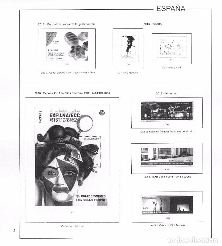 Sellos: Hojas de 2016 blanco y negro - Foto 1