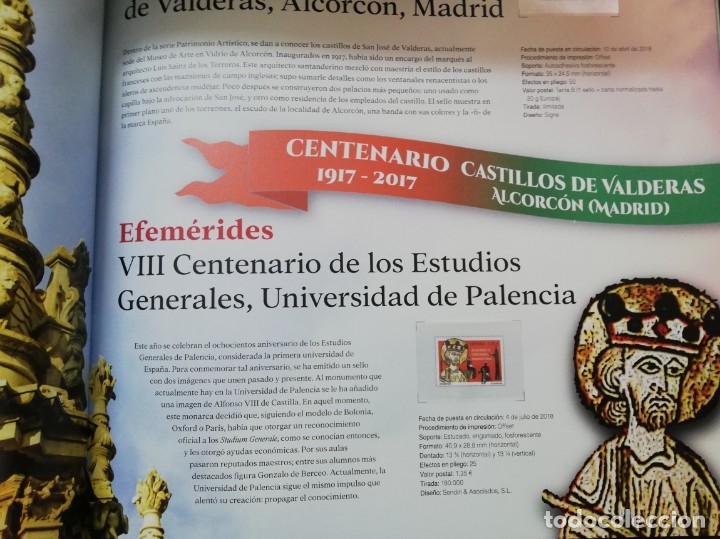 Sellos: Libro para sellos del a&ntilde;o 2018 - Foto 3