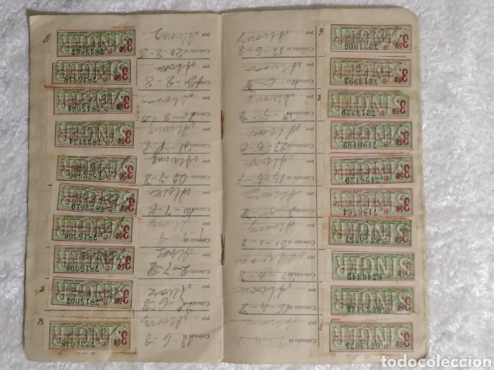 Sellos: LIBRETA DE CUPONES DE PAGO 1927 - Foto 5