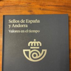 Sellos: ÁLBUM SELLOS ESPAÑA Y ANDORRA 2021 VALORES EN EL TIEMPO. SIN SELLOS CON FILOESTUCHES. Lote 313581898