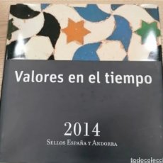 Sellos: LIBRO OFICIAL DE CORREOS VALORES EN EL TIEMPO 2014 ESPAÑA Y ANDORRA. Lote 366210251