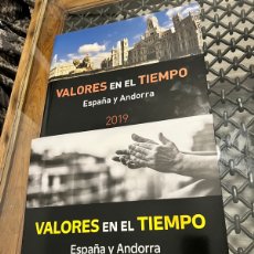 Sellos: LIBRO VALORES EN EL TIEMPO 2019 Y 2020 SIN SELLOS CON FILOESTUCHES SELLOS ESPAÑA Y ANDORRA. Lote 368289326