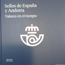Sellos: SELLOS ESPAÑA OFERTA LIBRO OFICIAL CORREOS DE ESPAÑA Y ANDORRA AÑO 2021 CON FILOESTUCHES SIN SELLOS. Lote 386212394