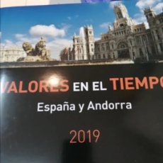 Sellos: LIBRO OFICIAL DE CORREOS VALORES EN EL TIEMPO 2019 - SELLOS DE ESPAÑA Y ANDORRA