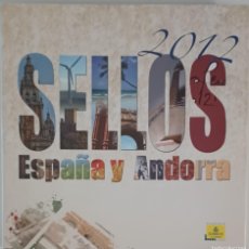 Sellos: LIBRO CORREOS AÑO 2012 MONTADO CON FILOESTUCHES TRANSP. SIN SELLOS EN PERFECTO ESTADO