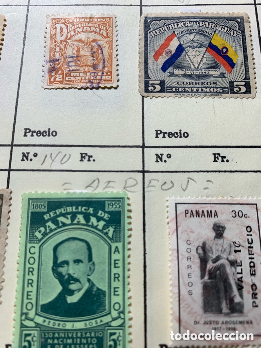 Sellos: Libreta colecci&oacute;n sellos - Foto 2