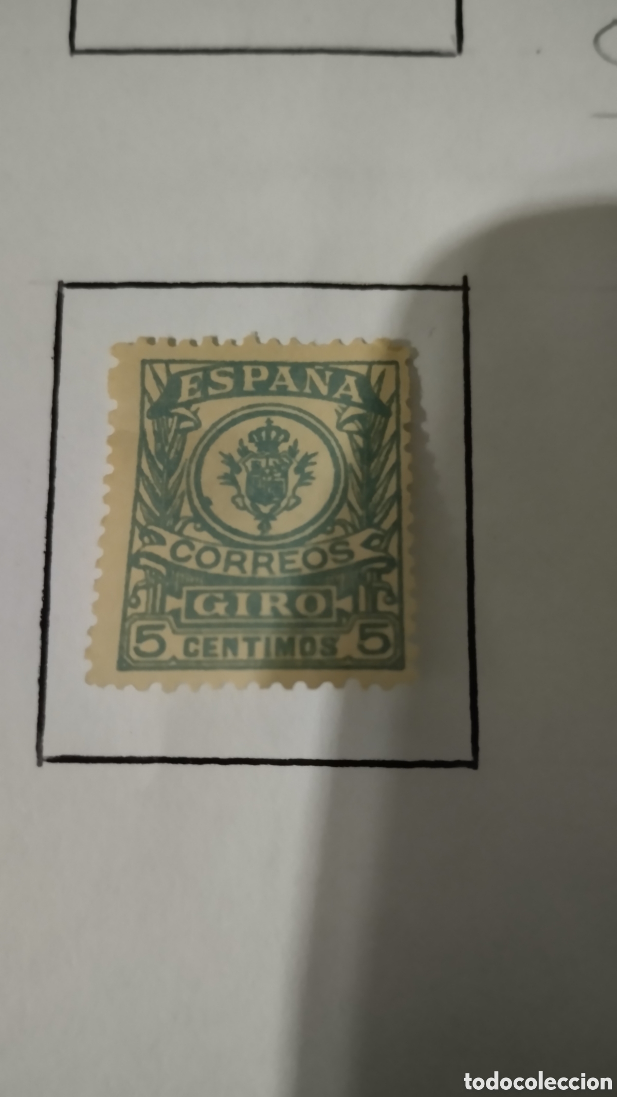 Sellos: Sello 5 c&eacute;ntimos Espa&ntilde;a - Foto 1