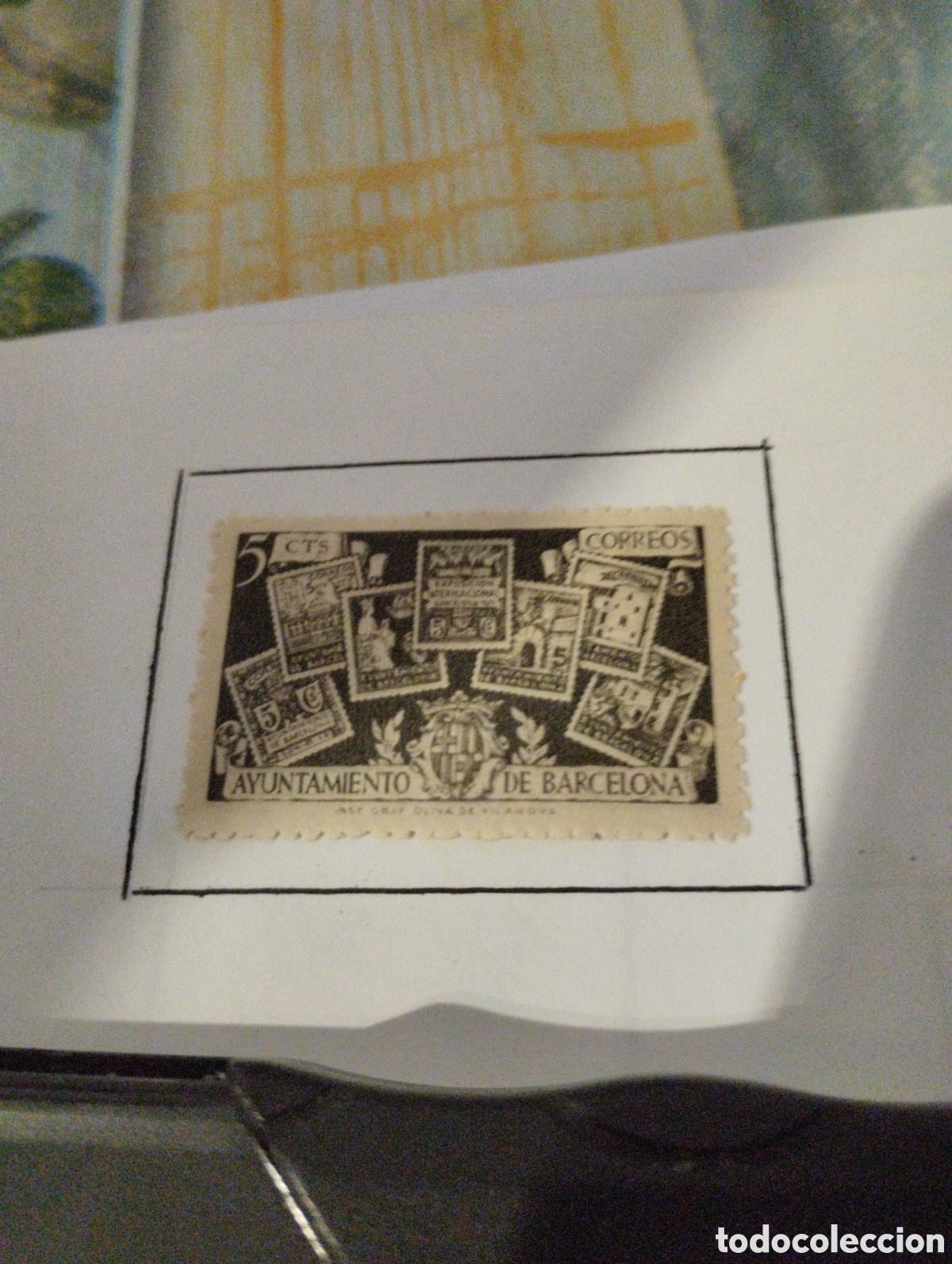 Sellos: Sello 5 c&eacute;ntimos, Espa&ntilde;a - Foto 1