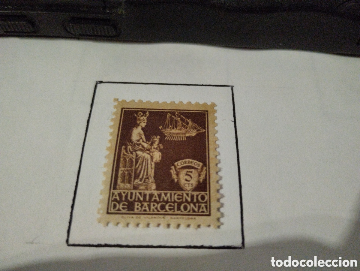 Sellos: Sello 5 c&eacute;ntimos,Espa&ntilde;a - Foto 2