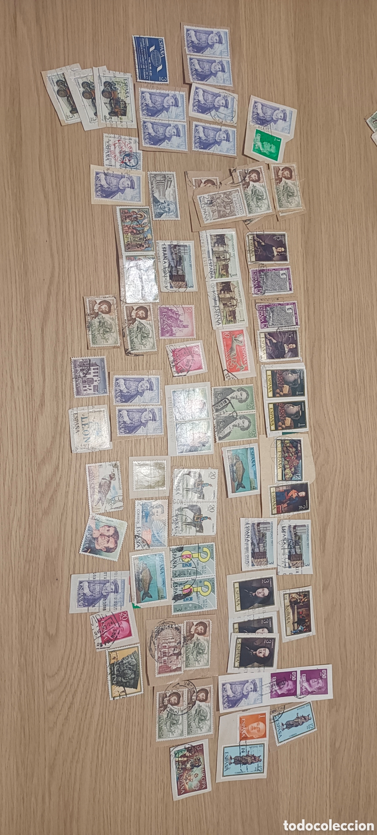 Sellos: Lote 500 sellos a&ntilde;os 70