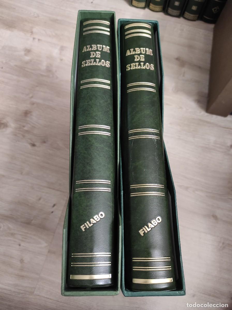 Francobolli: M82 Dos albumes FILABO verde con cajetin BUEN ESTADO