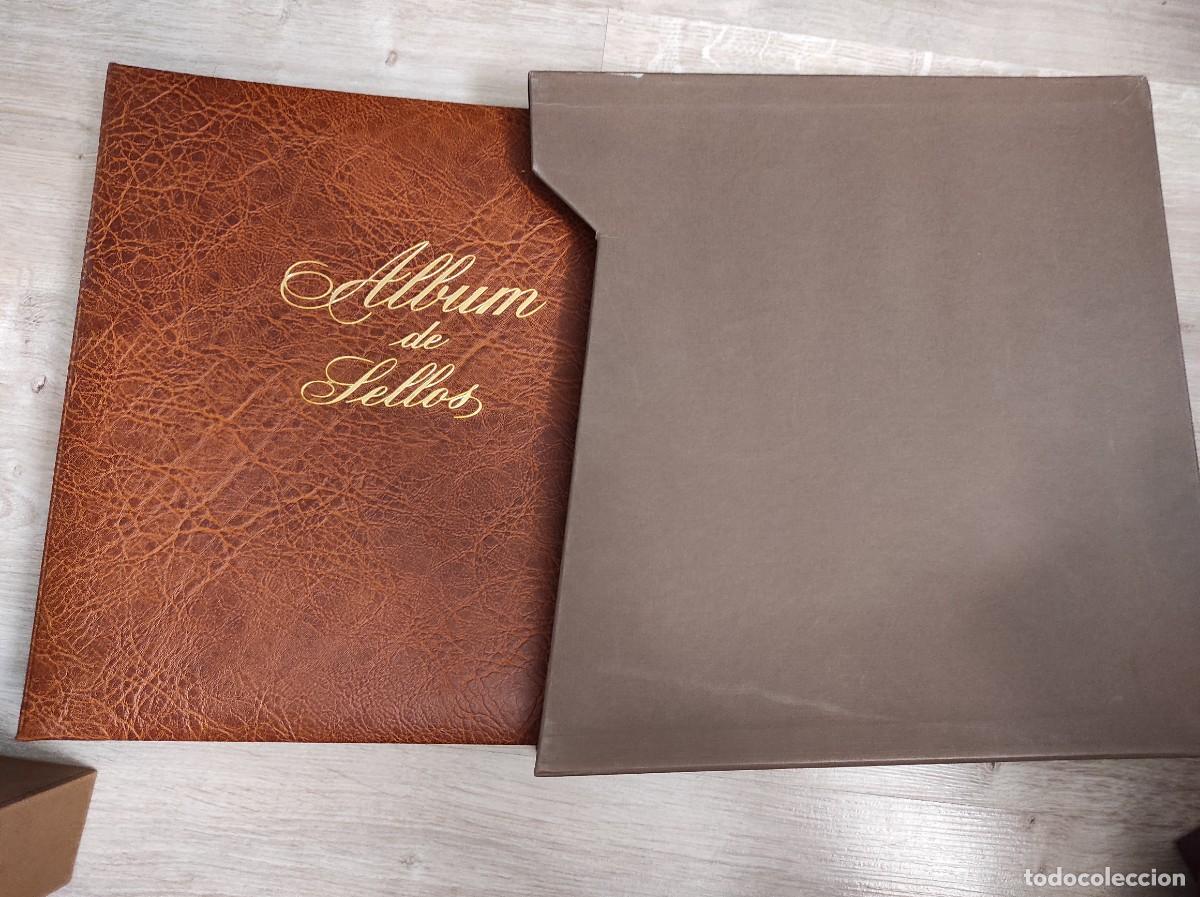 Francobolli: M88 Album FILABO marron con cajetin BUEN ESTADO
