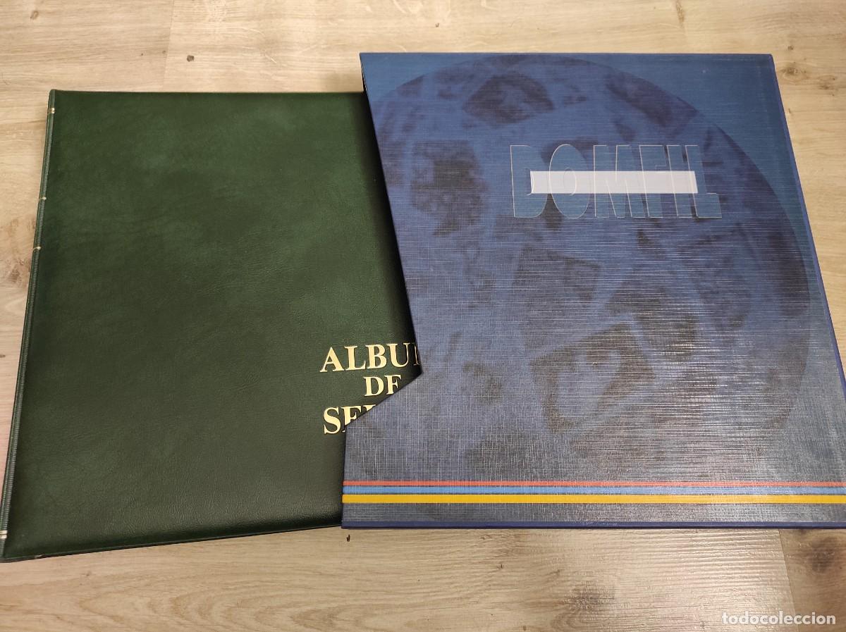 Sellos: M104 Album verde con cajetin BUEN ESTADO