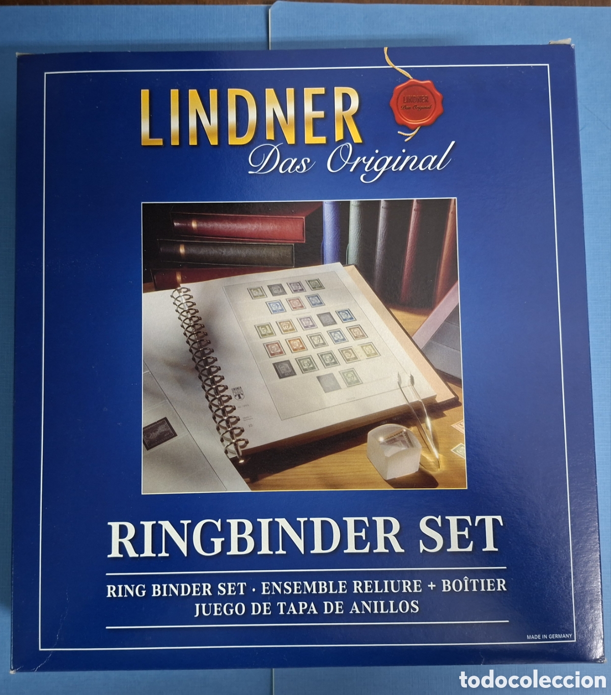 Sellos: Album lindner 18 anillas nuevo