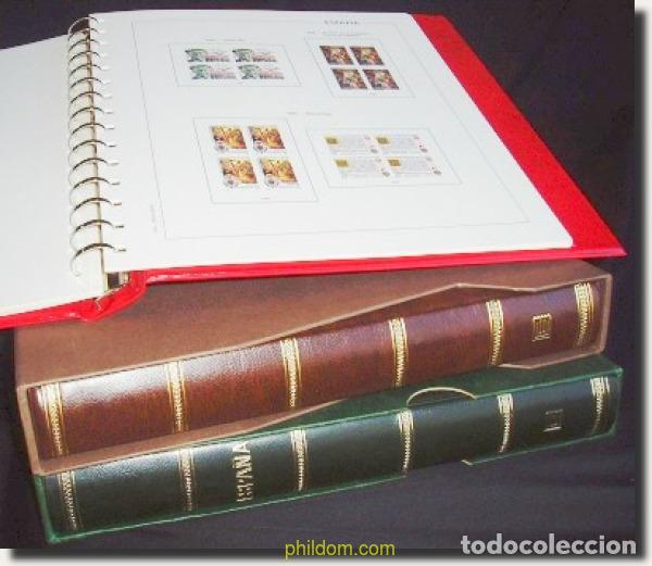 Sellos: Album Edifil plastico rojo