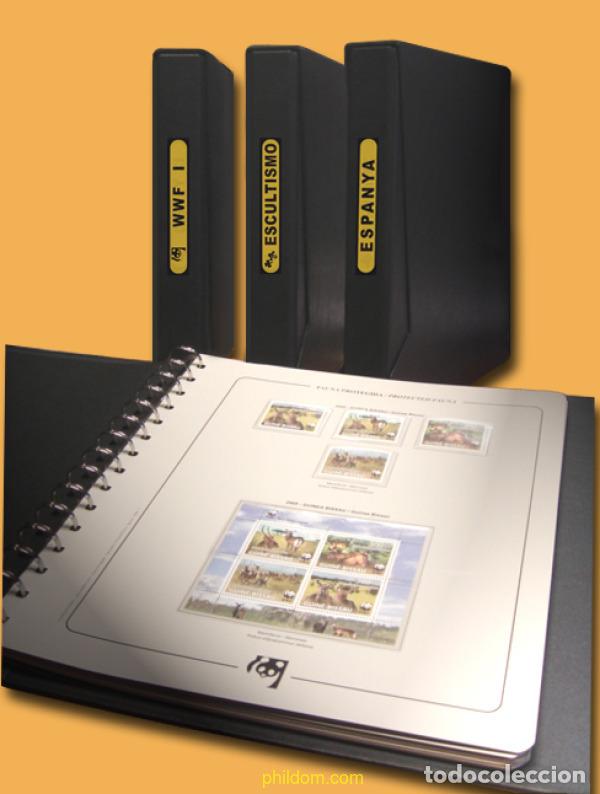 Stamps: Album CLASIC titulado &rdquo;SETAS V&rdquo; negro