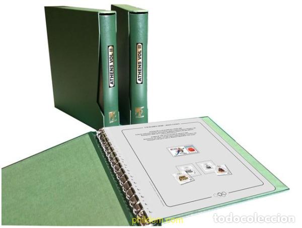 Sellos: Album LUXE titulado &rdquo;Olim. Atenas -Tomo 2&rdquo; verde