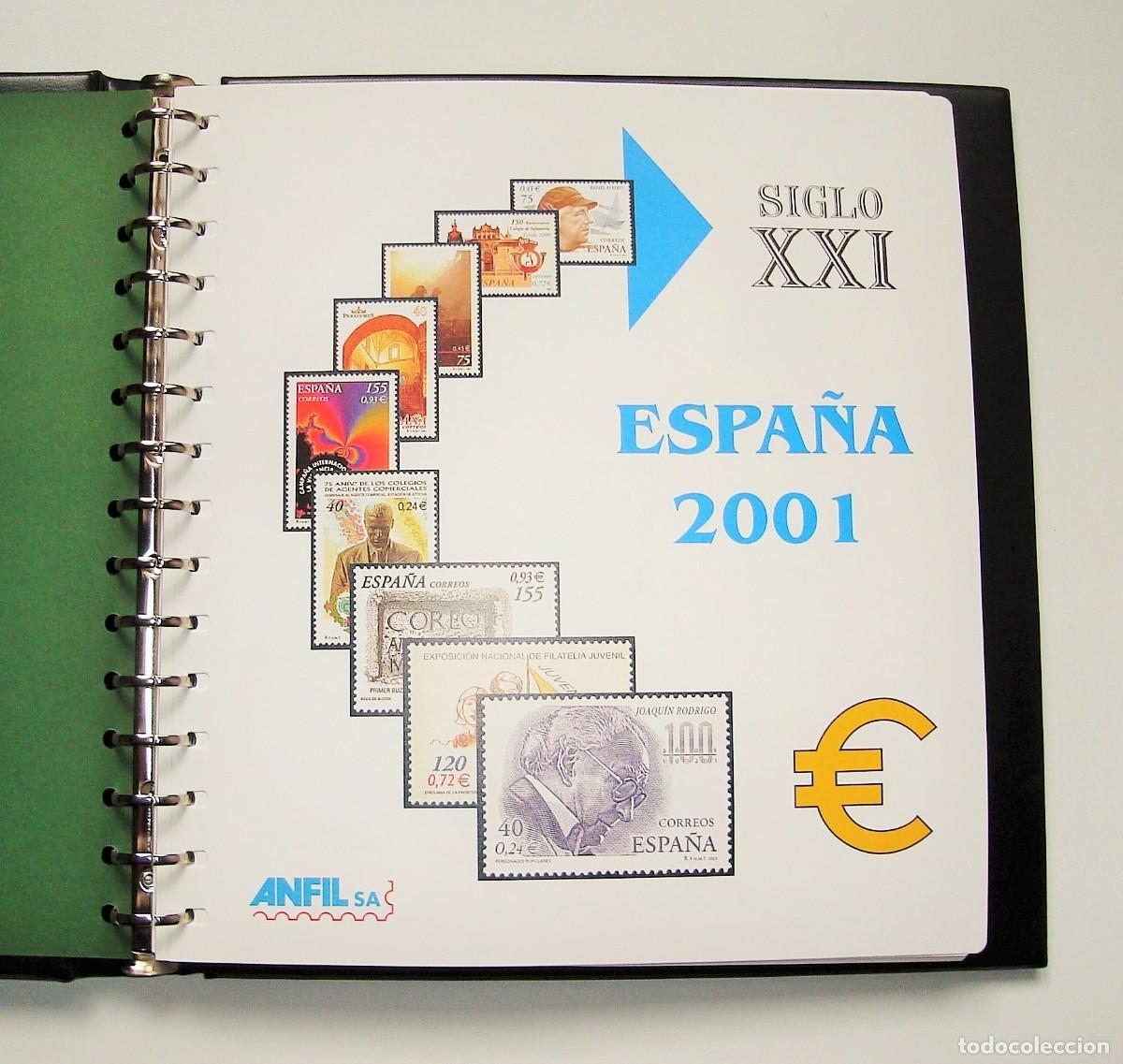 Sellos: FILATELIA CORREOS ALBUM DE SELLOS VACIO SIGLO XXI ESPA&Ntilde;A 2001