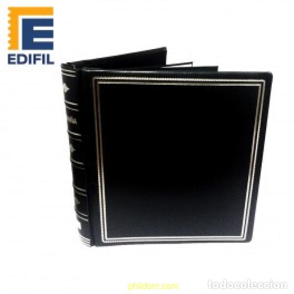 Sellos: Album Edifil Espa&ntilde;a piel negra