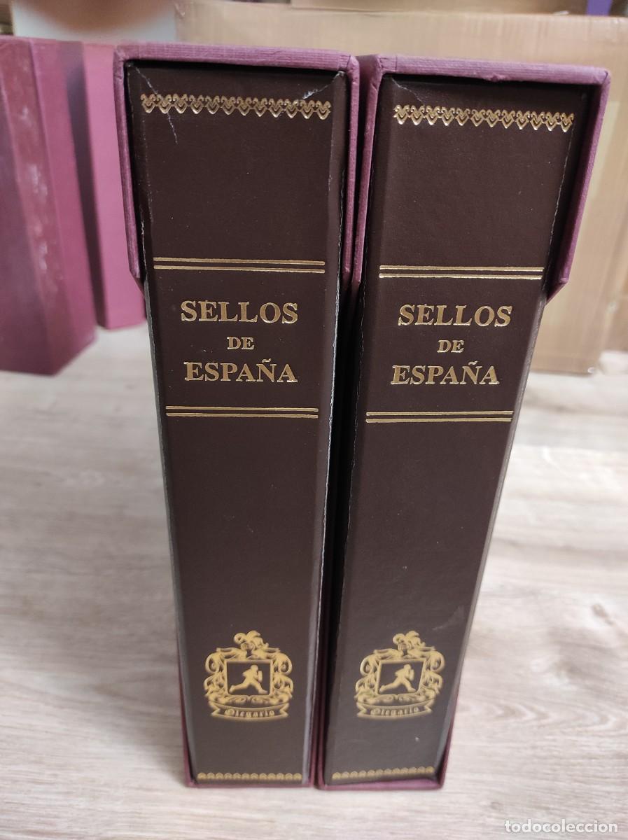 Briefmarken: M33 dos Albumes marrones OLEGARIO con cajetin buen estado