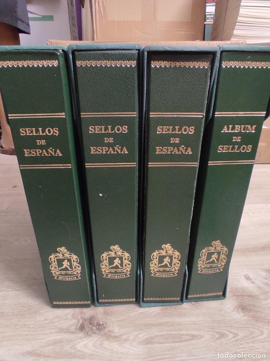 Briefmarken: M39 cuatro Albumes verdes OLEGARIO con cajetin buen estado